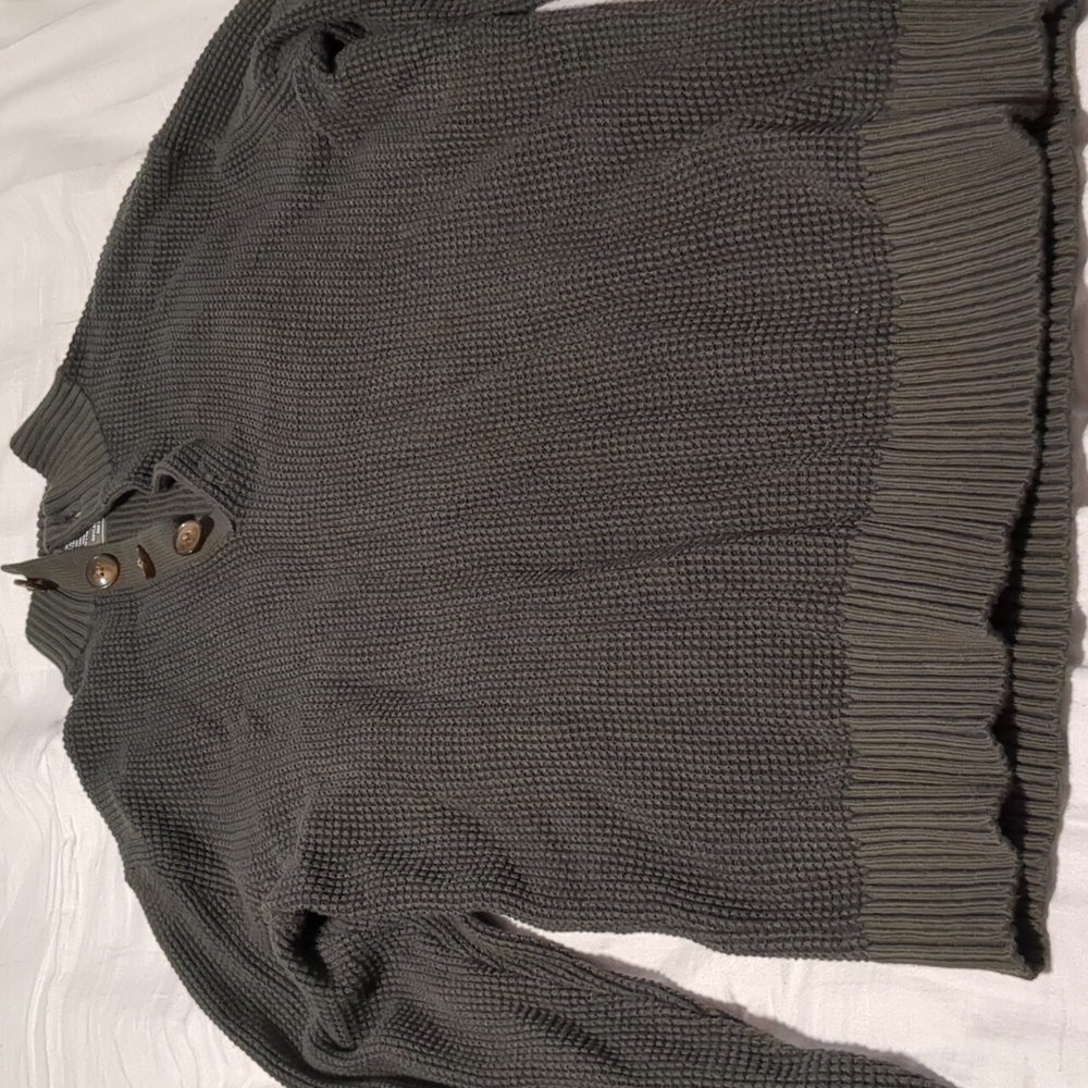 Button up sweater